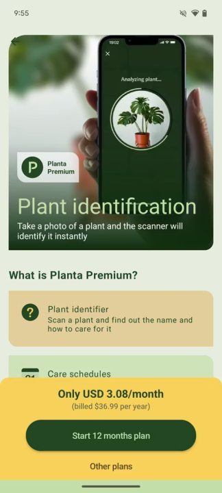  اپلیکیشن‌ Planta