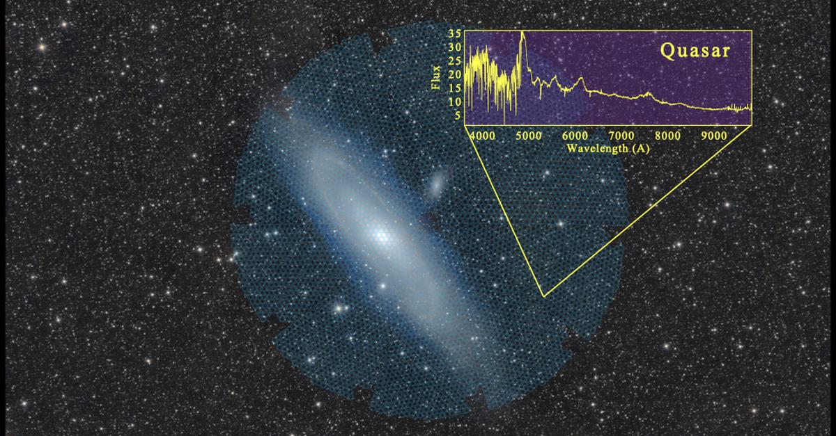 شناسایی دو میلیون کهکشان جدید در جهان با استفاده از  ابزار طیف‌سنجی انرژی تاریک دیزی
