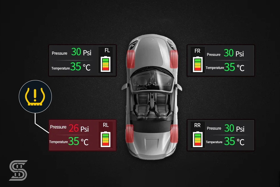 TPMS یا سنسور فشار باد تایر