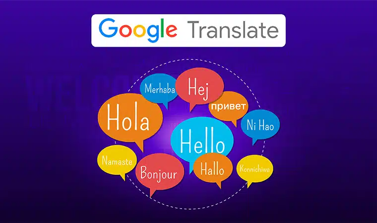 ترجمه تصاویر، صدا‌ها و متون با مترجم گوگل
