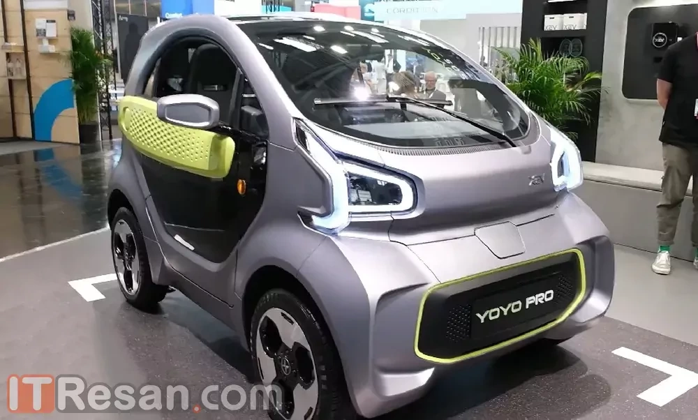 نگاهی به خودرو نُقلی و اقتصادی yoyo پرو در نمایشگاه خودرو IAA 2023 مونیخ + فیلم
