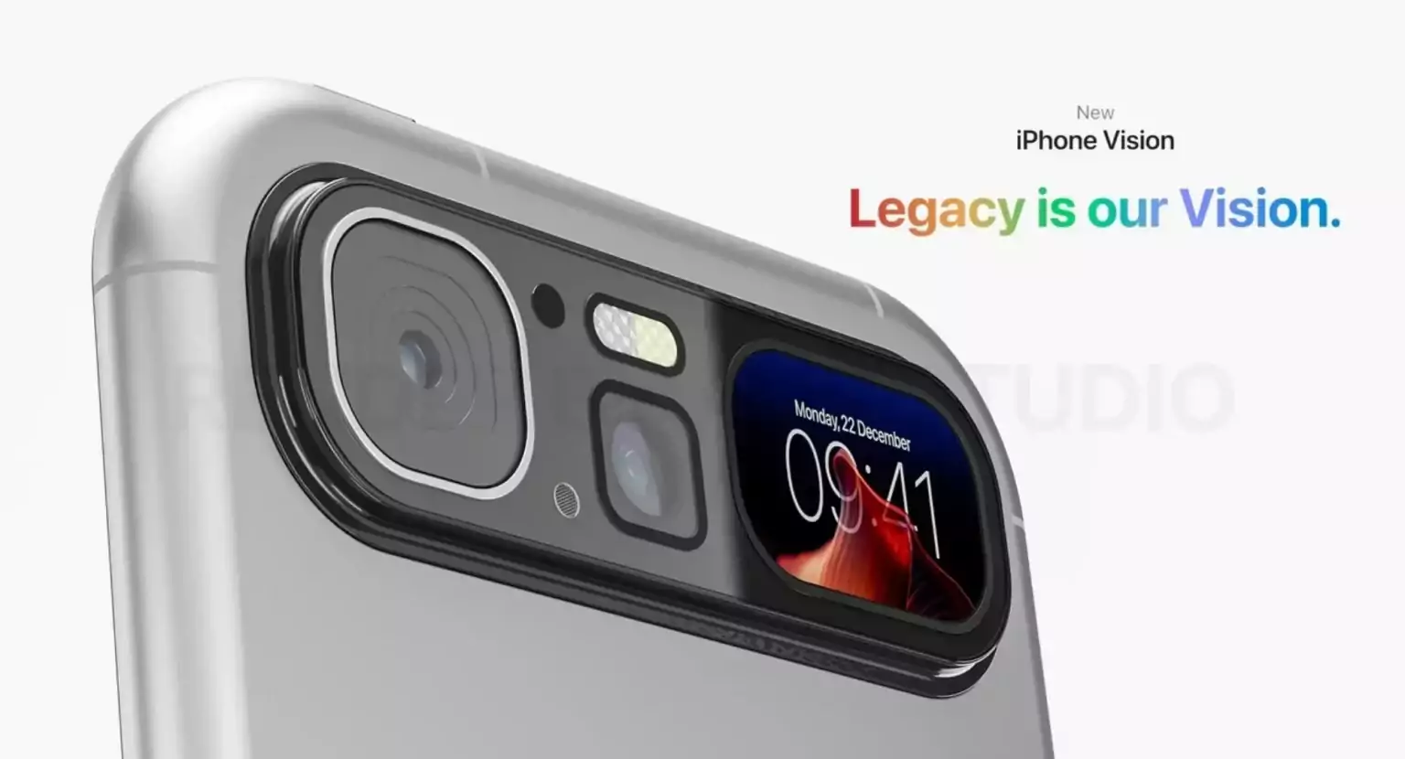 طرح مفهومی گوشی هوشمند لوکس اپل با نام آیفون ویژن منتشر شد

