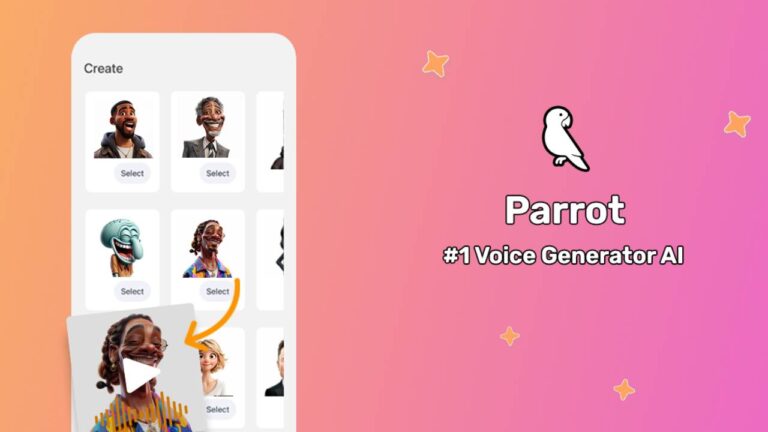 نرم‌افزار Parrot: AI Voice Generator