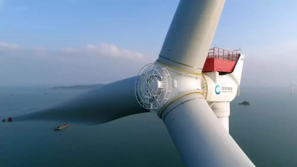 بزرگ‌ترین توربین بادی جهان در چین راه‌اندازی شد
