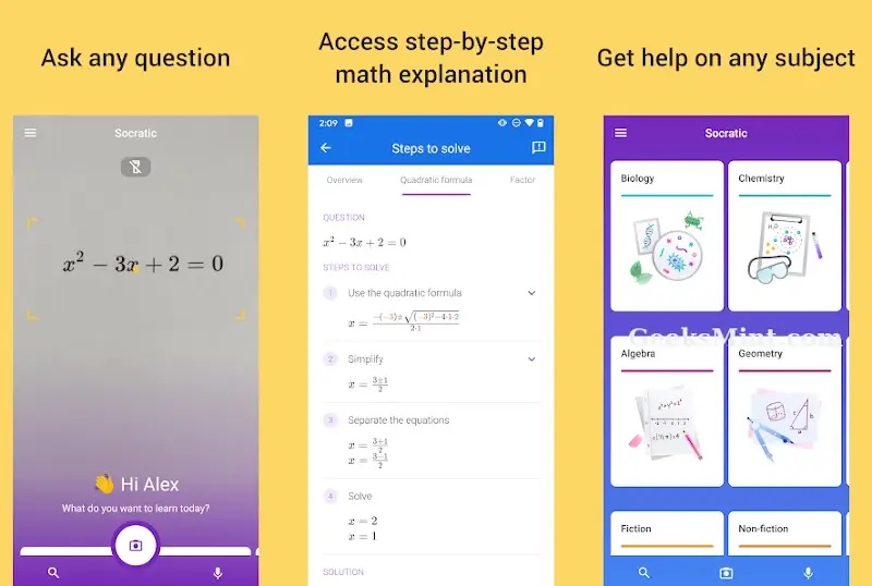 برنامه Socratic by Google