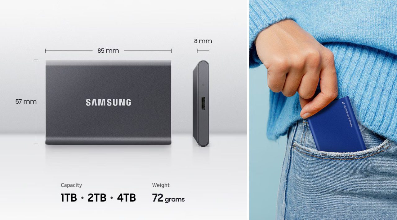 سامسونگ Portable SSD T7