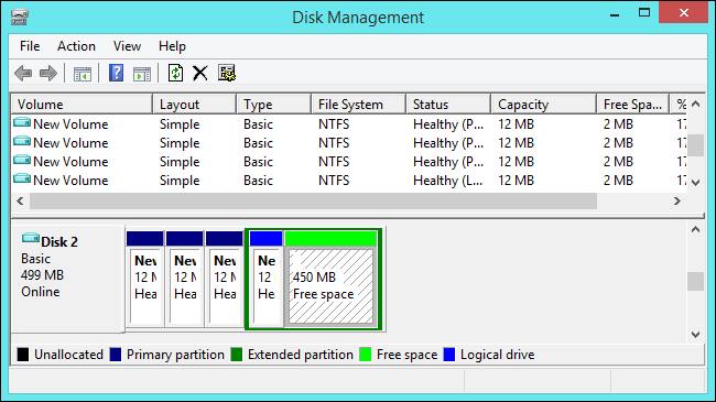 فرمت MBR در DISK MANAGER