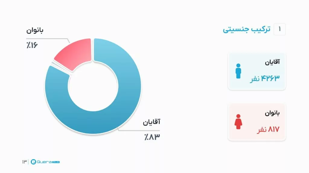 نسبت برنامه نویسان زن به مرد